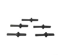 12mm x 125mm Stone Splitting Wedges Set of 5 - Manual Rock Splitter Tools for Concrete, Granite, Marble & Hard Stone - Forged Steel Hand Chisels