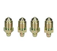 12mm x 1mm Steel Brake Caliper Bleeding Bleed Nipple Screw Bleedscrew 4pc