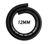 12mm x 5m Rubber Reinforced Fuel Hose with a Heat Resistant Textile Braid for Fuel, Diesel, Petrol, Water - Oil-Resistant Flexible Pipe for Engine Fuels, Industrial Use