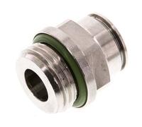 12mm x G1/2'' Push-in Fitting with Male Threads Stainless Steel FKM