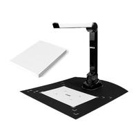 12MP Foldable Book Document Camera - Portable Scanner with AI Multi-Language OCR, Real-Time Projection, A4 Capture Size for Windows and linux