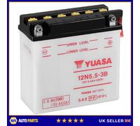 12N5.5-3B Yuasa Motorcycle Battery 12V 5.5Ah 55A
