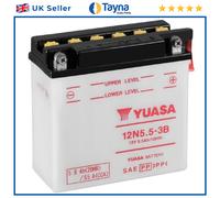 12N5.5-3B Yuasa Motorcycle Battery 12V 5.5Ah 55A