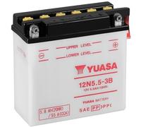12N5.5-3B Yuasa Motorcycle Battery 12V 5.5Ah 55A