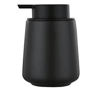 12Oz Black Soap Dispenser - Ceramic Lotion Hand Soap Dispenser with Easy-to-Press Pump, Refillable Liquid Hand Soap Dispenser for Bathroom, Dish Soap Dispenser for Kitchen