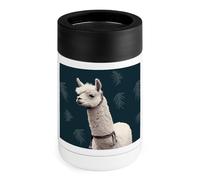 12oz Can Cooler,Alpaca Llama Printed Insulated Stainless Steel Portable Beer Can Cooler for Soda Coke Juice Etc