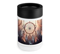 12oz Can Cooler,Native American Dream Catcher Printed Insulated Stainless Steel Portable Beer Can Cooler for Soda Coke Juice Etc