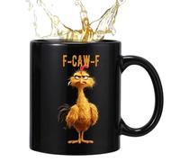 12oz Chicken Shaped Ceramic Mug - Cute Hot Coffee, Tea and Drinks Mug for Men and Women | Funny Desk Gift, Birthday Gift, Office, Kitchen, Le