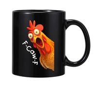 12oz Chicken Shaped Ceramic Mug - Cute Hot Coffee, Tea and Drinks Mug for Men and Women | Funny Desk Gift, Birthday Gift, Office, Kitchen, Le