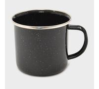 12Oz Enamel Cup - Black, Black One Size