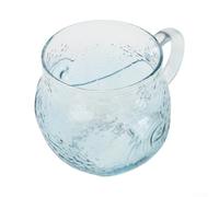 12oz Handcrafted Glass Mug Distinct Pattern 12oz Handcrafted(3) | Beach theme design, intricate for surface feel, coastal decor style, tea coffee wine, elegant look