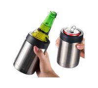 12oz stainless steel beer bottle cold storage canned bottle rack double wall vacuum insulated beer bottle cooler
