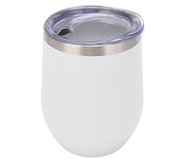 12oz Stainless Steel Stemless, Insulated Wine Tumbler, Double Wall Vacuum Wine Cup | Bride Wine Glass | Bachelorette Party Tumbler Cup with Lid for Coffee Cocktails Ice Cream
