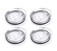 12oz stemless wine tumbler lid replacement (4 Pack)，2.9 inch diameter spill proof，for Sivaphe and Corkcicle Double-wall Stainless Steel Travel Coffee Mug