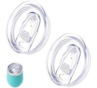 12oz Wine Tumbler Replacement Lids | Inner Diameter 2.87"/7.28cm Splash-Resistant Slider Cover - Not for Stanley, Owala, Simple Modern, YETI, Corkcicle