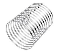 12Pack 10 inch Hose Clamps,Stainless Steel Large Hose Clamp Adjustable from 9-1/4"-10"/235-254mm,Metal Worm Gear Duct Clamp for Dryer Vent Hose,Fuel Line,Plumbing,Automotive,Exhaust,Radiator,Garden