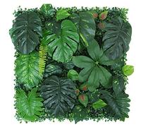 12Pack 20" Artificial Grass Wall Panels Green Hedge Decor Boxwood Privacy Fence for Garden Indoor/Outdoor Vertical Garden Easy Installation