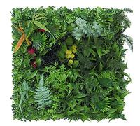 12Pack 20Inch Square Artificial Grass Wall Panels Faux Boxwood Hedge for Greenery Backdrop Perfect for Garden Fencing and Home Decor