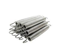 12Pack 6.5Inch Trampoline Spring Steel Replacement Kit for Extra Bounce Accessories Silver