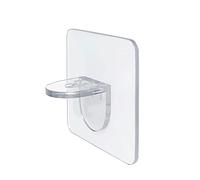 12Pack Adhesive Shelf Support Peg, Self-Adhesive L-Shaped Punch Free Support Furniture Cabinet Closet Shelf Bracket No Need to Drill Wall Hangers