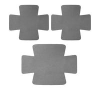 12Pack Grey Felt Pan Protector Mats for Baking Dishes, Antiscratch Nonstick Stacking Pads for Glass, Ceramic, and Pottery (8 Medium 4 Large)