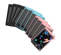 12pack LCD Writing Tablet for Kids, Colorful Doodle Drawing Board with Stylus, Reusable One-Click Erase LCD Writing Pad, Educational Toy (6.5 * 4.3in)