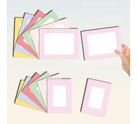 12Pack Magnetic Picture Frames, Colorful Picture Display With Strong Magnetic Backing Holds, Easy Insert And Remove Photos (CT525C)