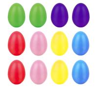 12pack Vibrant Eggs Shaker Kids Orff Percussion Tool Promoting Music Appreciation Fine Motor Skills Development Preschool Music