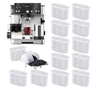 12Pack Water Filter Inserts for Ninja Luxe Cafe Accessories Activated Carbon Filter for Coffee Machine Charcoal Replacement Filters for Ninja Luxe Cafe Premier Espresso ES601UK ES701UK Accessories