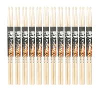 12Pair Simple Practical Drum Stick 5A/7A Maple Wood Drumsticks Percussions Accessories Drummer Gifts For Kids And Adults