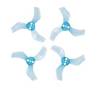 12Pairs 1635 1.6X3.5X3 40mm 3-Blade PC Propellers For RC FPV Tinywhoop Drone Use 1mm 1.5mm Shaft Compatibility(12Pairs 1.5mm Blue)