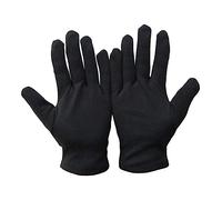 12Pairs Moisturizing Cotton Gloves for Protective Hand Care Durable Work Gloves for Outdoor and Indoor Use for Jewelry Handling Cosmetics Etiquette S