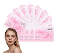 12Pairs Sakura Eye Patches for Dark Circles - Eye Masks for Puffy Eyes - Eye Mask for Fine Lines & Eye Bags - l Under Eye Gel Patche for Women & Men - Hydratin & Firming & Vegan Cruelty-Free