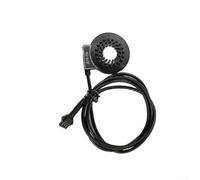 12PAS Speed Sensor for Electric Bike Dual Hall Detection Integrated Structure KT-V12L Model High Sensitivity Stable Signal 12 Signal Output Fast Power-Assist Black