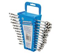 12pc 8mm - 19mm Metric Combination Spanner Set Silverline SP1236 FREEPOST in UK