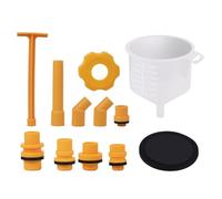 12Pc Automotive Coolant Filling Funnel Spout Set Ensures None Spills During Refills with for Various Vehicles Mechanics Tool Set