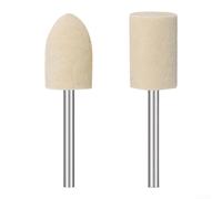 12pc Felt Buffing Wheel Set 2.35mm Shank Jade Polish