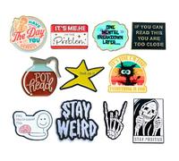 12PC Funny Enamel Pins for Backpacks Bags Hats Vest Fun Cute Meme Silly Weird Cool Spooky Horror Brooch Coffee Tea Pot Frog Lapel Metal Unique Collective Bulk Pin Buttons for Adults Work Novelty,