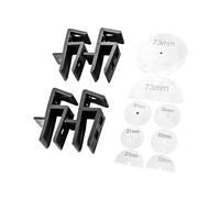 12pc Heavy Duty Alignment Clamps Strong ABS Alignment Tool for Furniture Assembly Cabinet Making & Carpentry Work Beginner Friendly Woodworking Clamps