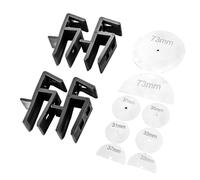 12pc Heavy Duty Alignment Clamps Strong ABS Alignment Tool for Furniture Assembly Cabinet Making & Carpentry Work Professional Woodworking Clamping