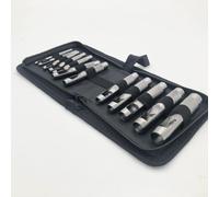12PC Hollow Punch Hole Puncher, Round Leather Hole Punching Tools, For Belt Canvas Bag Round Punch, 3-16mm,3-19mm,3-25mm