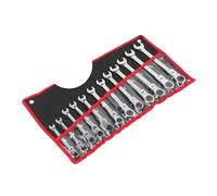 12pc Metric Ratcheting Wrench Set, Flexible Head Combinat Tool, Precis Ratchet Spanner Set for Efficient Home & Auto Repair, Professal Quali