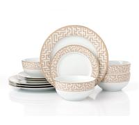 12pc Mosaic Dinner Set