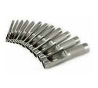 12Pc Precision Hollow Punch Set 3mm-19mm Leather Plastic Gasket Hole Cutter