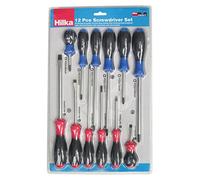 12PC Soft Grip Screwdriver Set