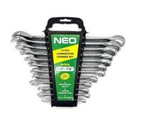 12Pc Spanner Set Sae Af Imperial Combination Polished Wrench Ring Open Ct0325