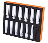 12PCE METRIC DEEP SOCKET SET 3/8"