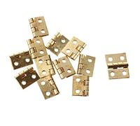 12pcs 1/12 Miniature Furniture Cabinet Closet Mini Hinges -