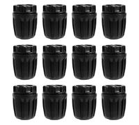 12pcs 1/2 Inch Drip Irrigation End Caps, Anti-Drop Barbed Lock Nut End Plug Fittings for Drip Tubing Connectors for Garden Irrigation Watering System Accessories