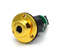 12Pcs 1/4" Bass Guitar output Input End Pin Jack 6.35 Acoustic Guitar Equalizer EQ Preamp Socket 6.35 Jack(Gold 12Pcs)